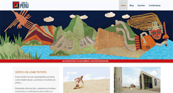 Desktop Screenshot of cometoperu.info